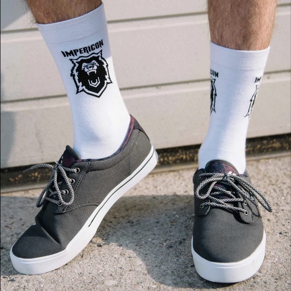 IMPERICON Lion White Socks NWT (Imported from Germany) - Picture 8 of 12